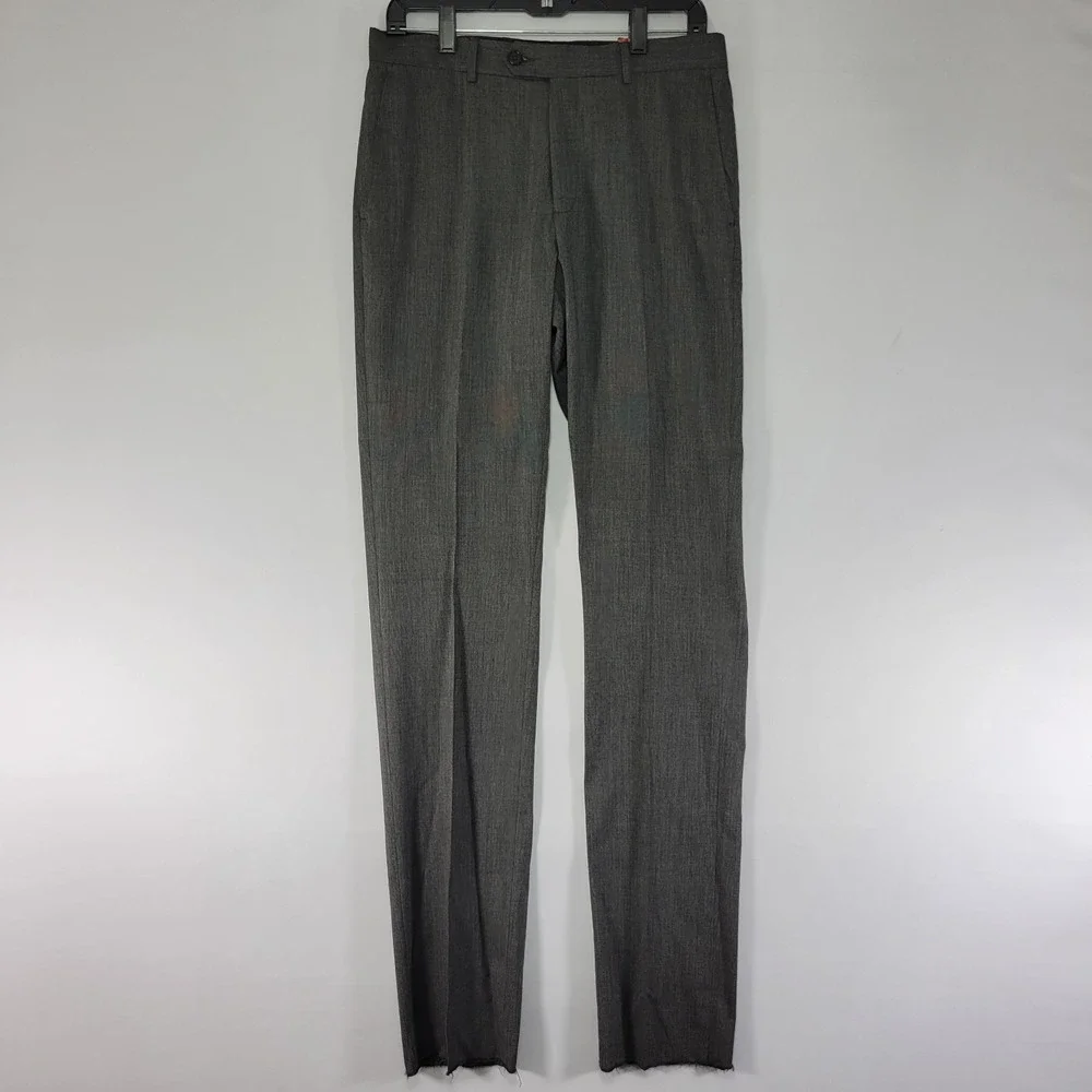 APT.9‎ Men's SLIM FIT Trouser Pants Gray Size 30 UNFINISHED